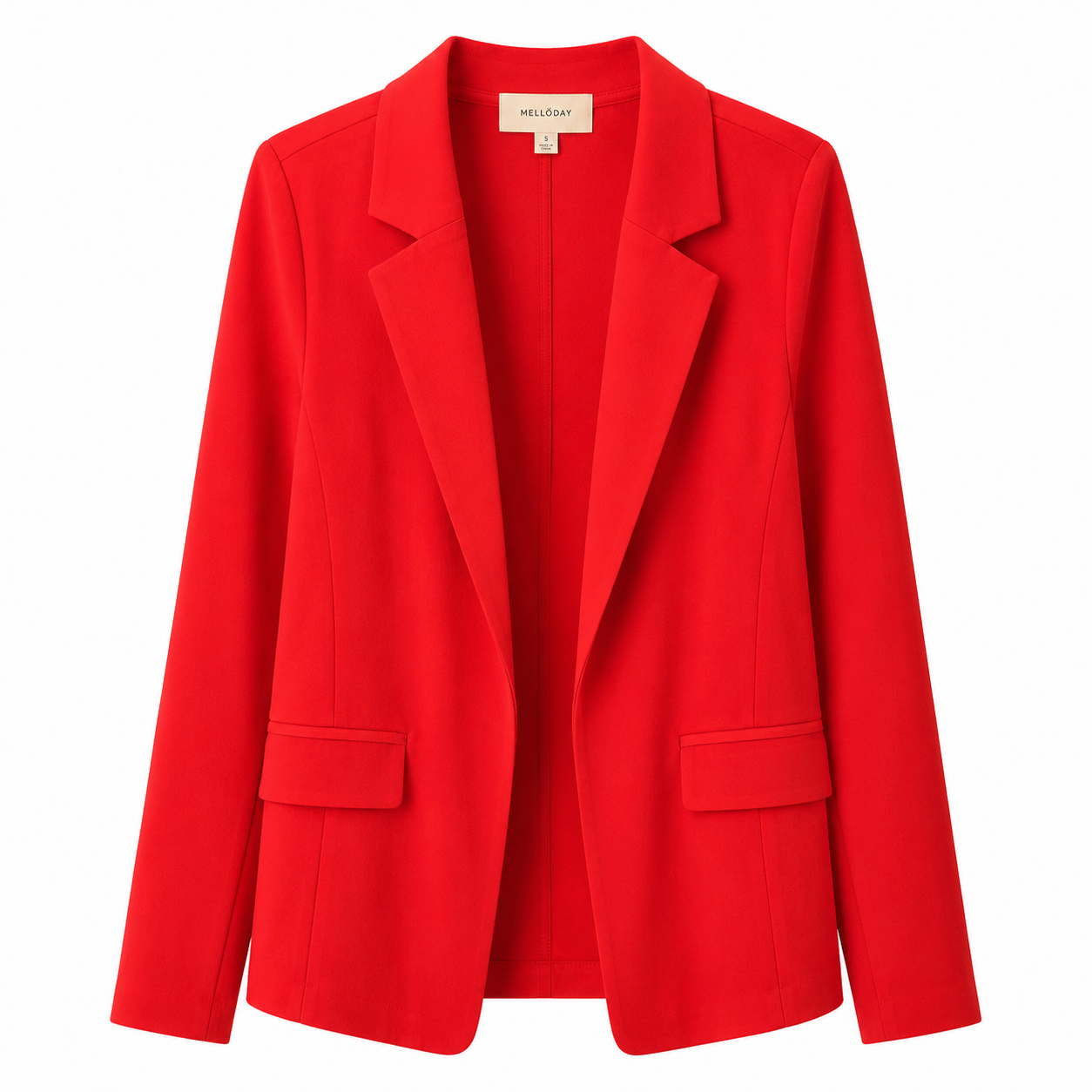 Melloday Blazer  brand has a fitted and open design womens