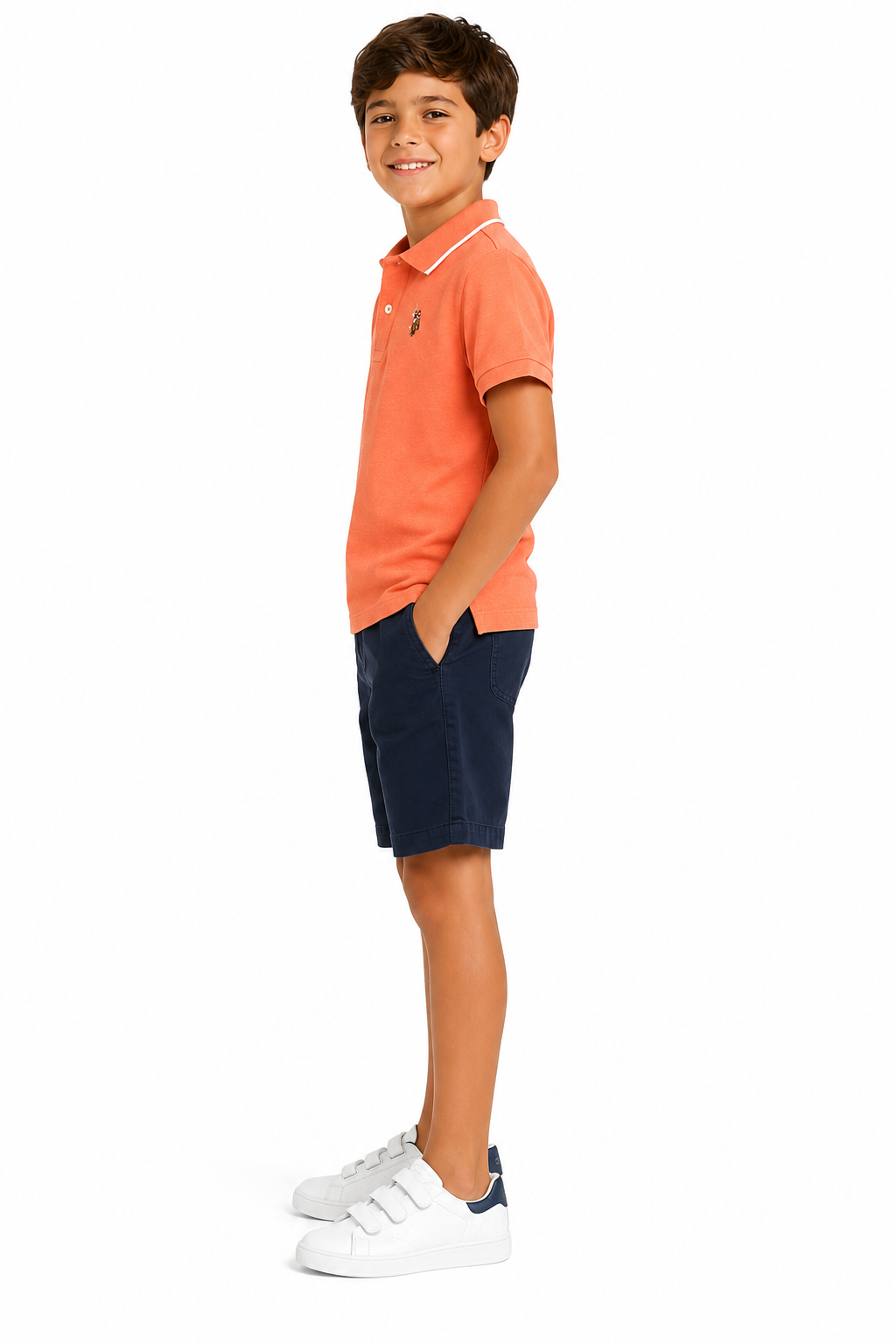 U.S. POLO ASSN- Boys Piqué Polo Shirt
