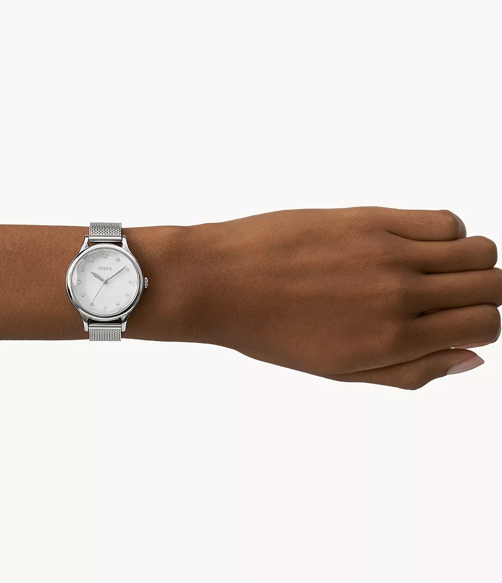 Fossil Laney Three-Hand Stainless Steel Watch