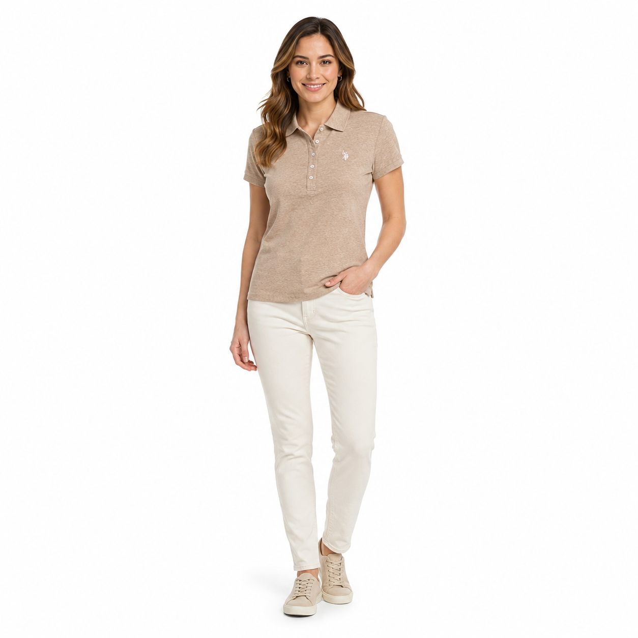 U.S. POLO ASSN-Women's polo shirt