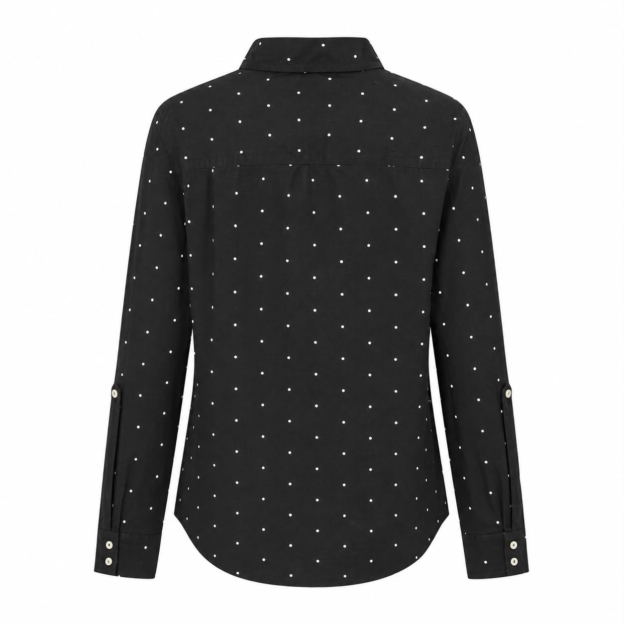 U.S Polo Assn Dot Print Long Sleeve Poplin Shirt