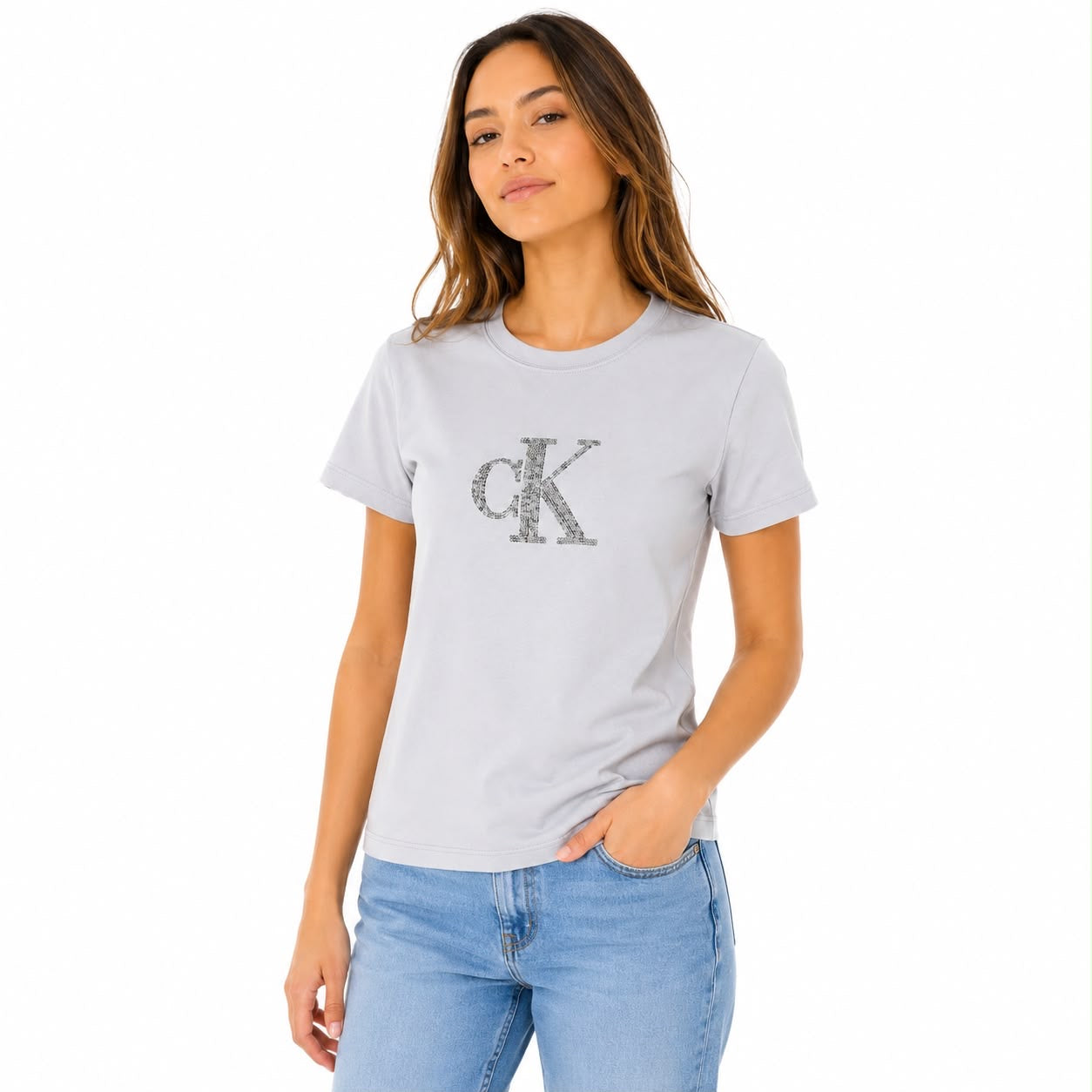 Calvin Klein t-shirt features a ck logo Women’s