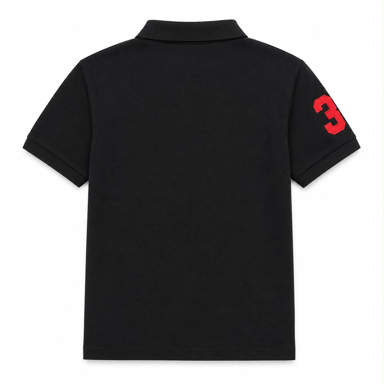 Us Polo Assn Classic black pique polo shirt Boys