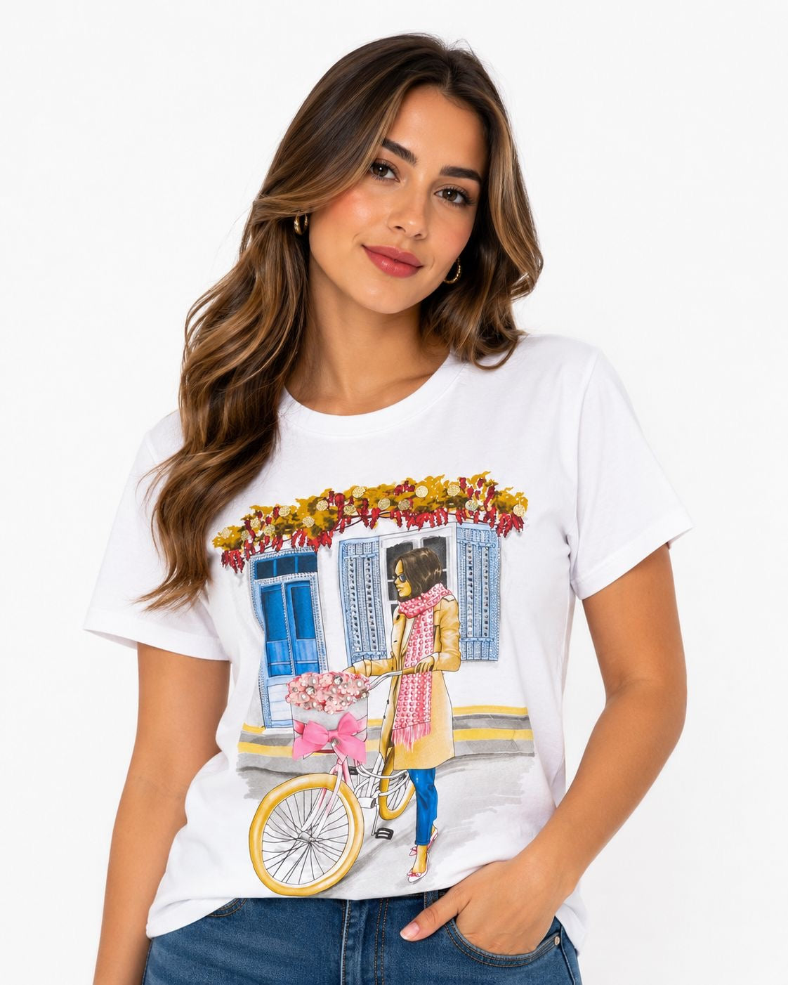 VINIZBENA -White t-shirt of the brand Vinizbena