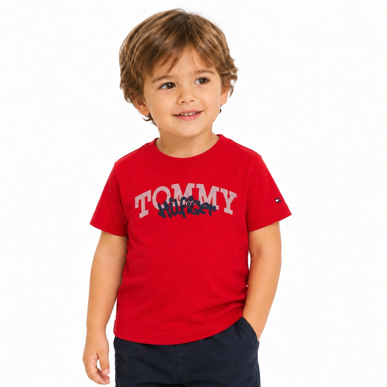 Tommy Hilfiger Graffiti Regular Fit Crew-Neck T-shirt
