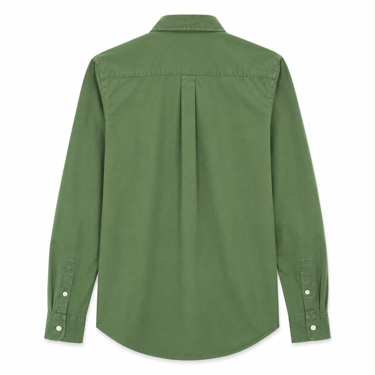 Polo Ralph Lauren Cotton Twill Shirt White Logo in green Women’s