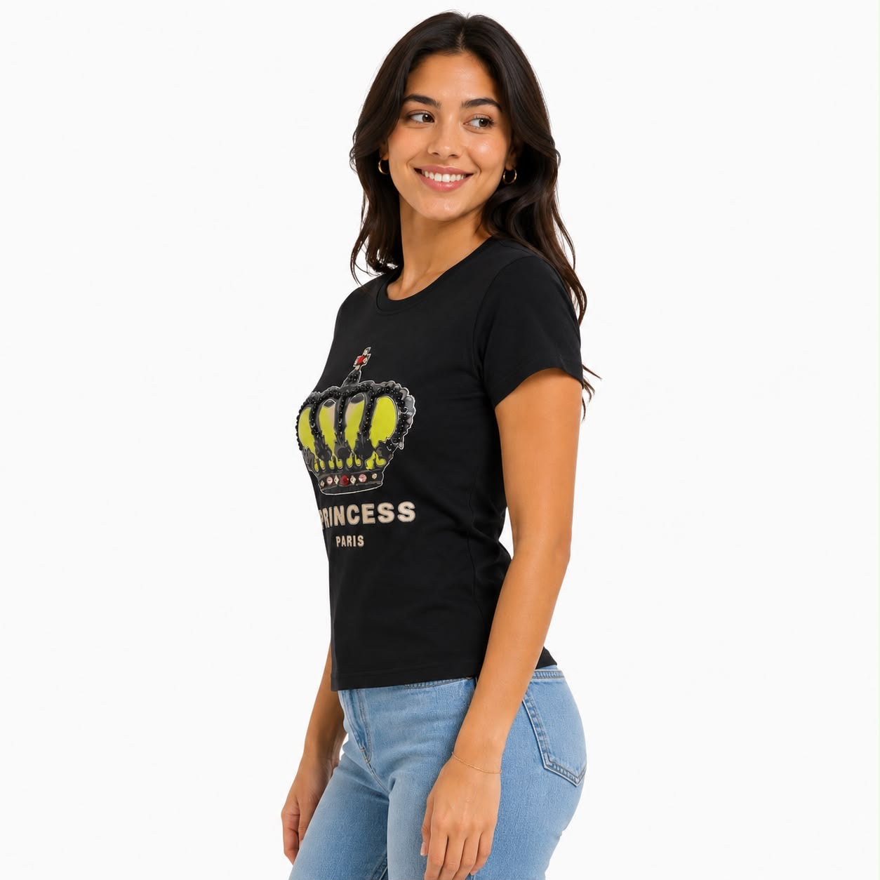 Vinizbena Queen T-Shirts for Women Soft Cotton T-Shirts