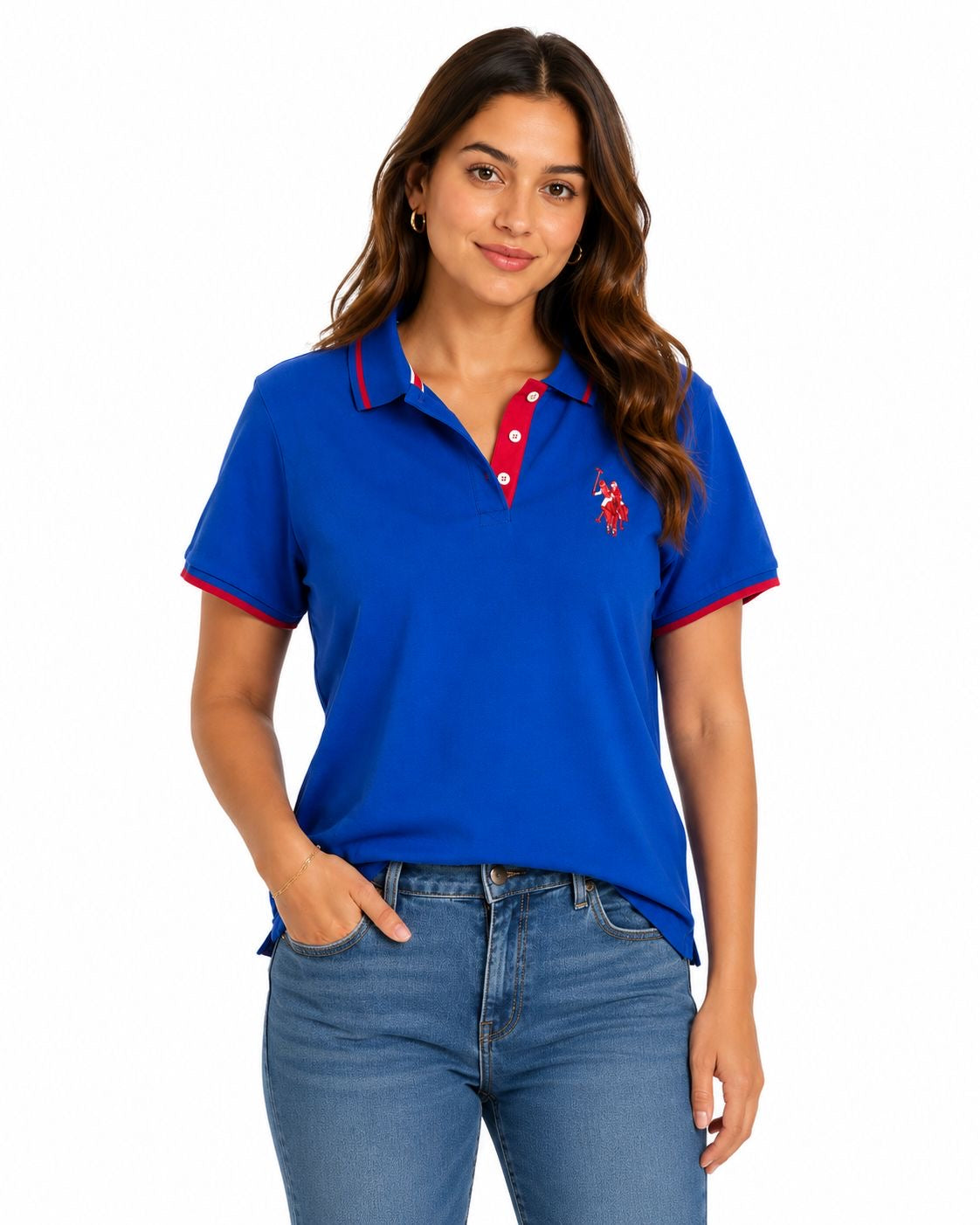 U.S. Polo Assn. brand polo shirt for women