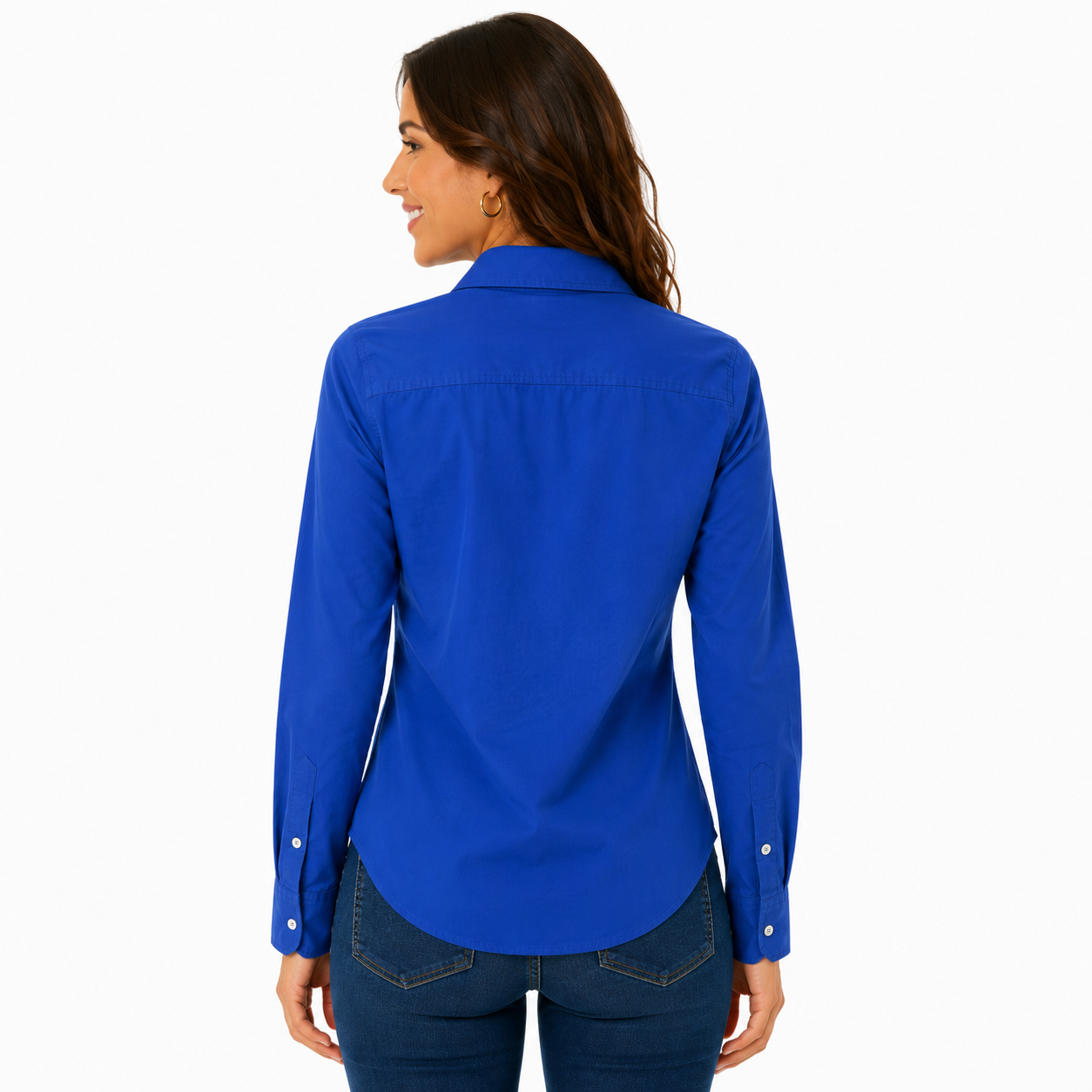 U.S Polo Assn Solid Stretch Poplin Shirt