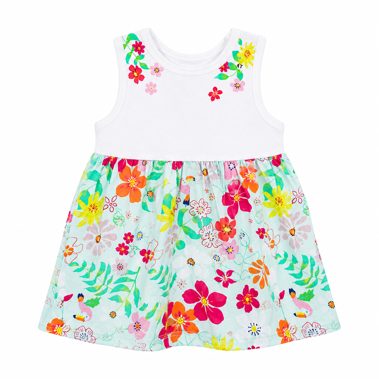 First Impressions Toddler Girls Floral-Print Cotton Dress