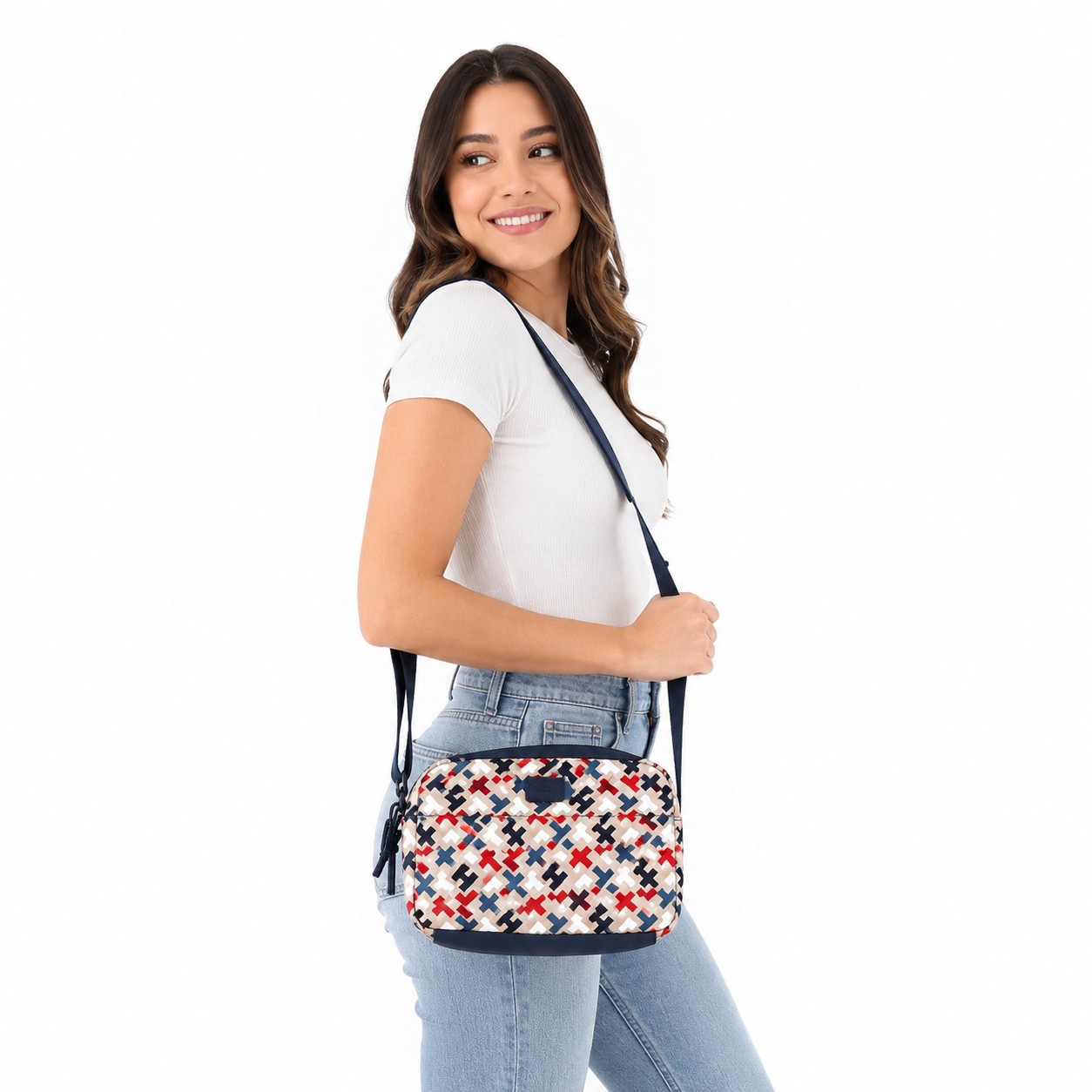 Tommy Hilfiger nylon crossover bag