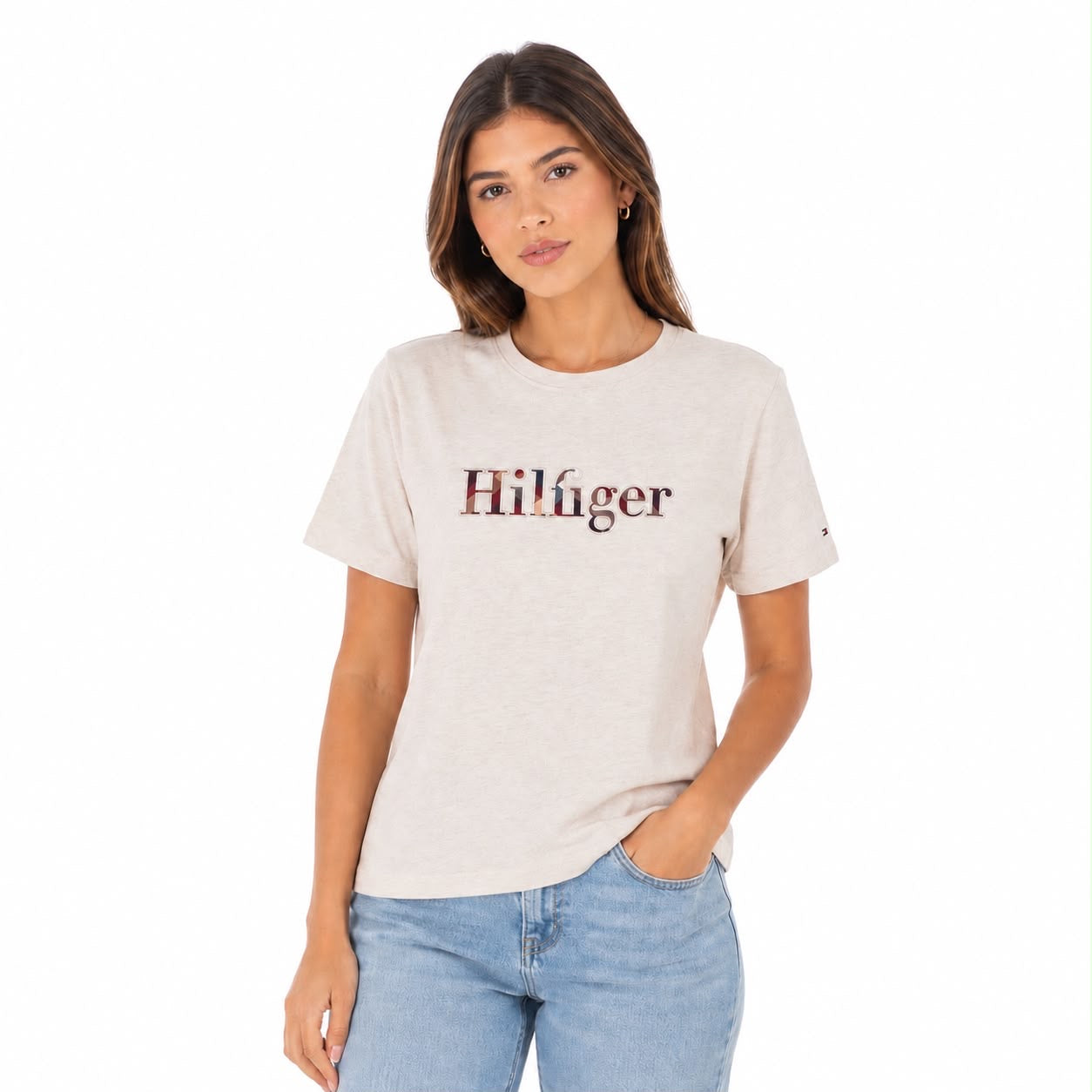 Tommy Hilfiger Embroidered Logo regular Fit Cotton T-Shirt