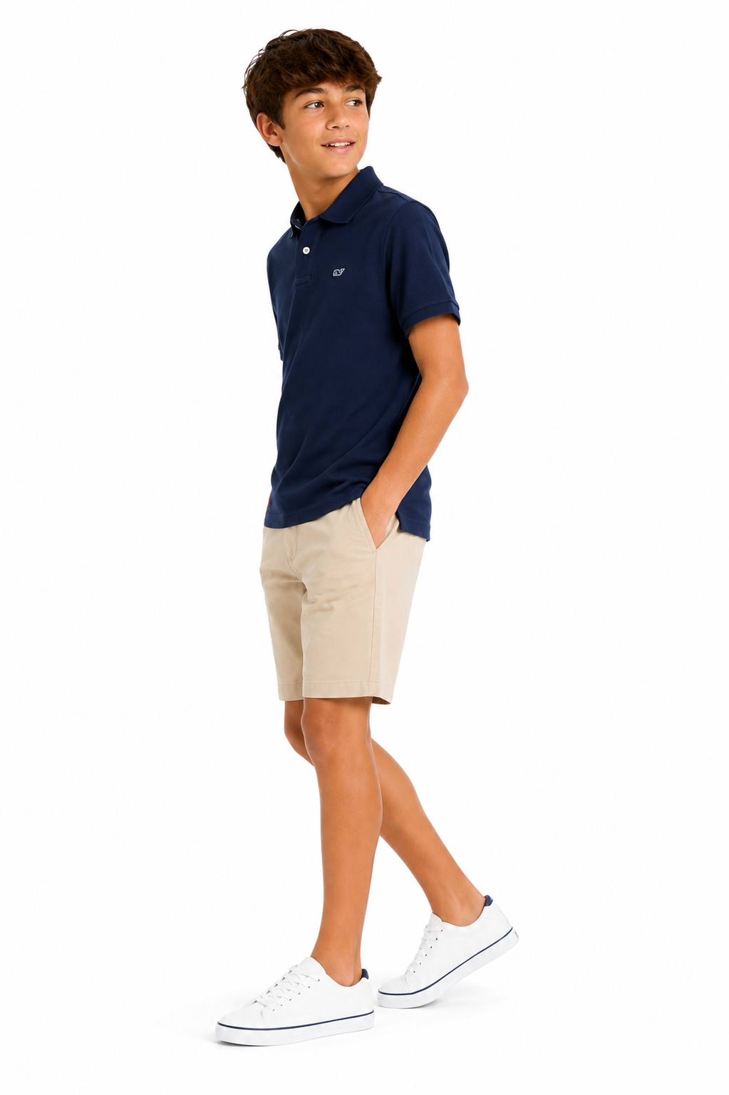 Vineyard Vines Boys' Heritage Pique Polo