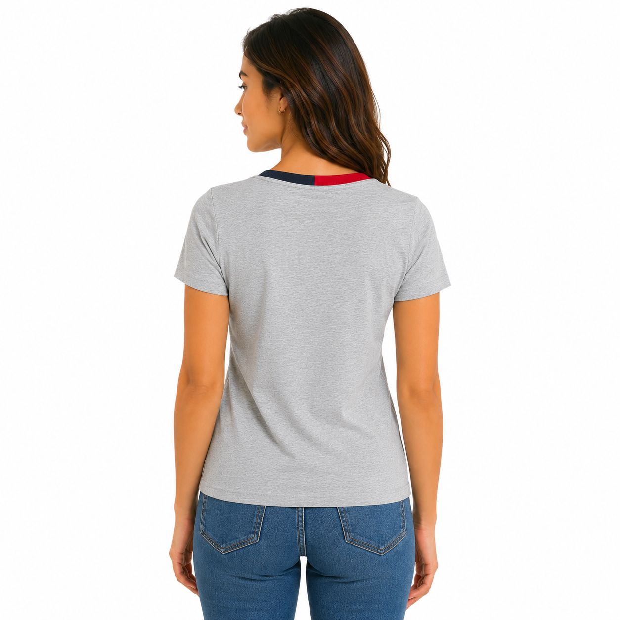 Tommy Hilfiger V Neck Heart Shirt