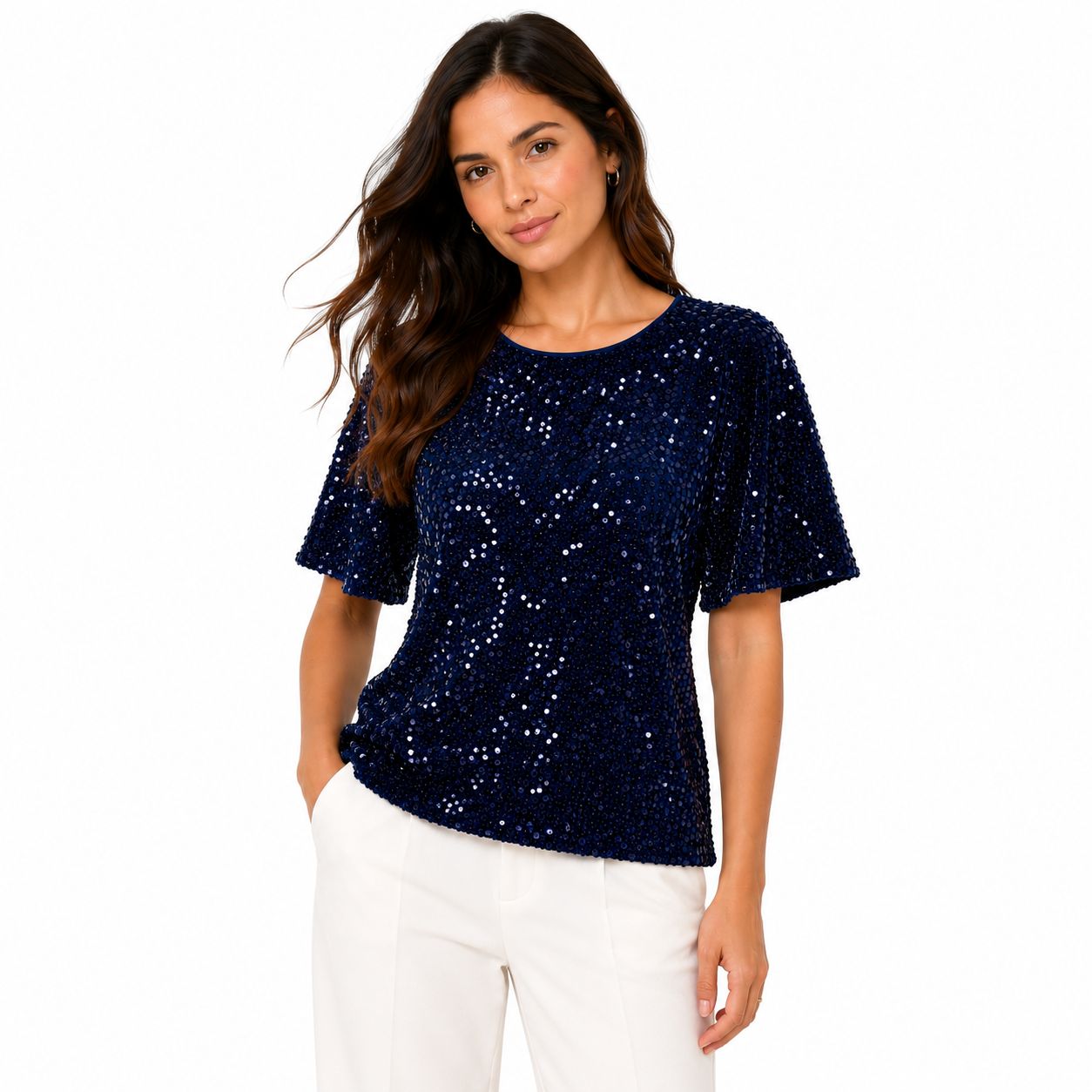 Nanette Lepore navy blue blouse Women’s