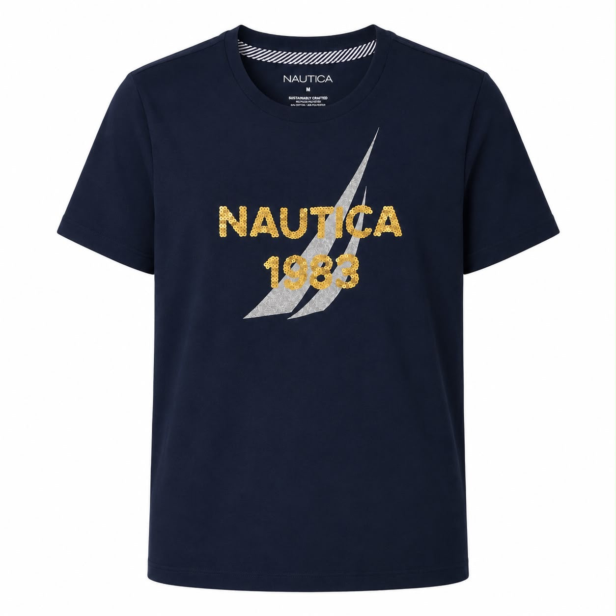 Nautica Sequin Logo T-Shirt