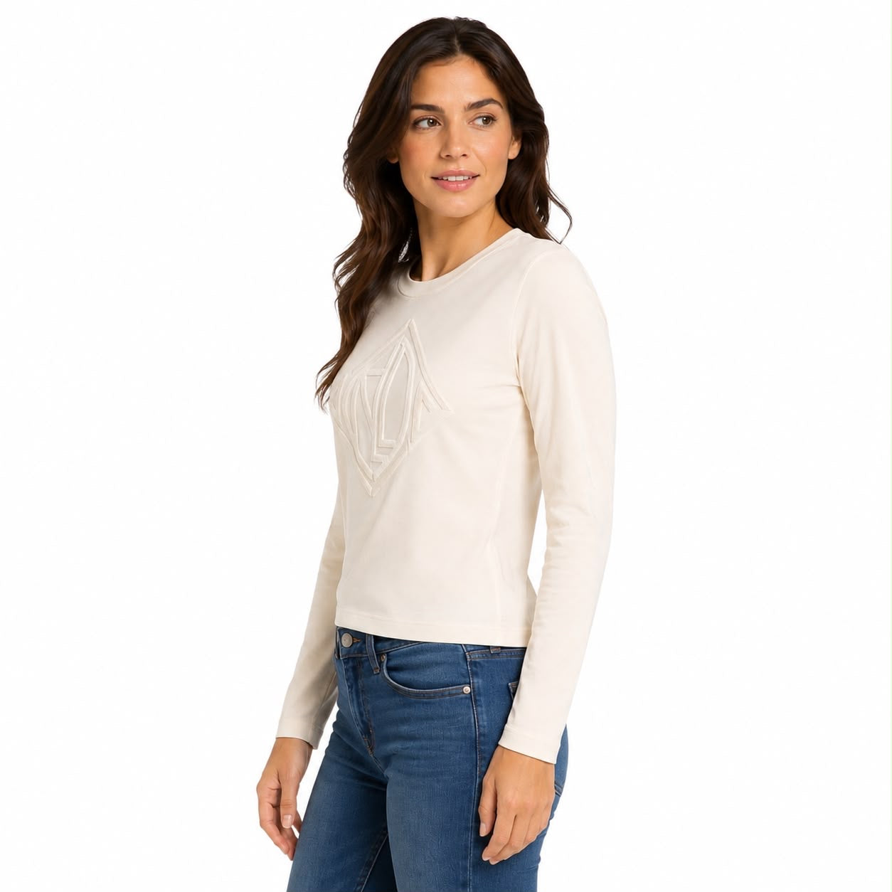 Ralph Lauren Long-sleeved t-shirt features an embroidered tonal logo