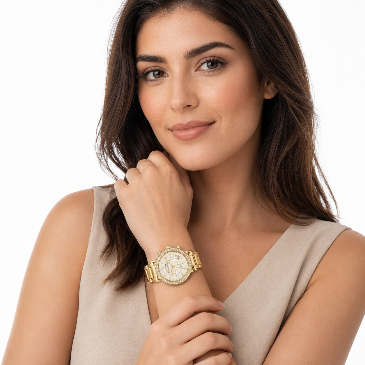 Michael Kors 'Parker' Chronograph Bracelet Watch