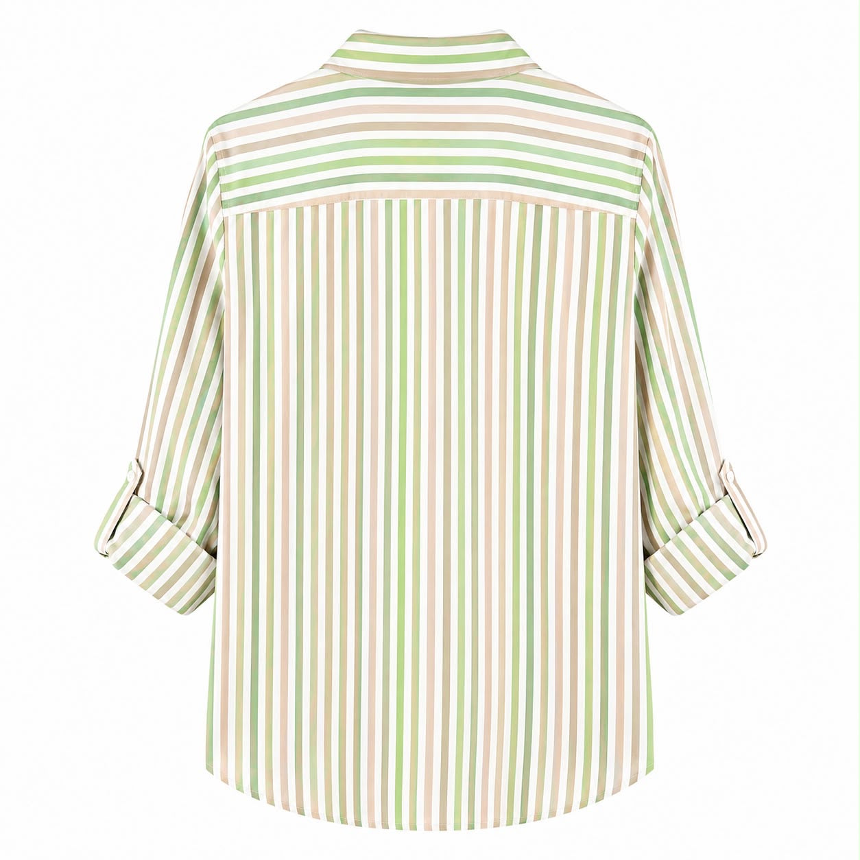 Camisa A Rayas Con Solapa Enrollable De Tommy Hilfiger