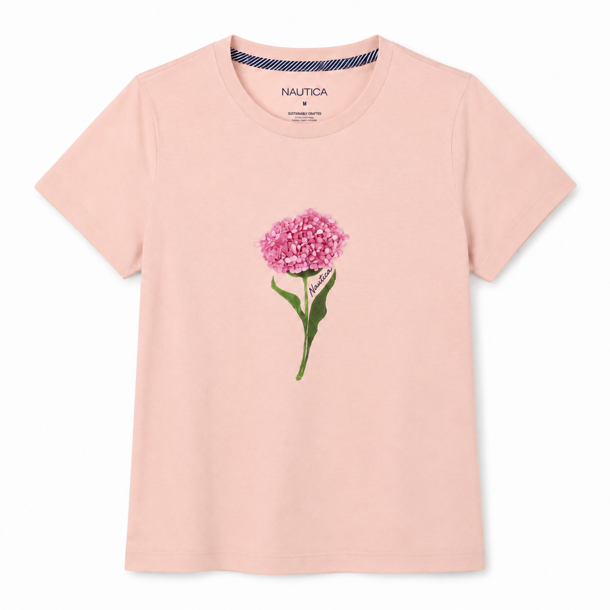 Nautica 3d Flower Graphic T-Shirt