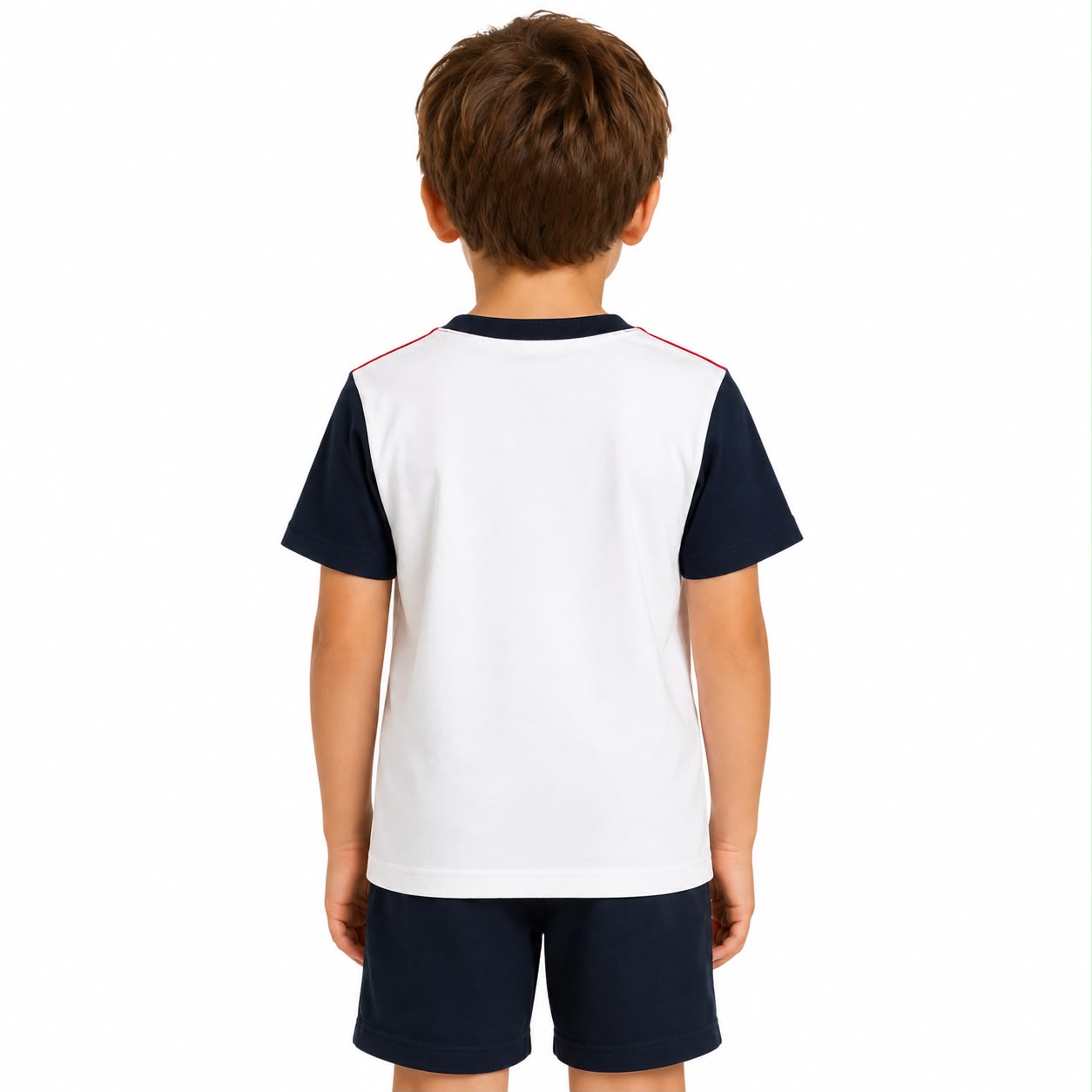 Tommy Hilfiger-Kids' Colorblock Flag Stripe T-Shirt