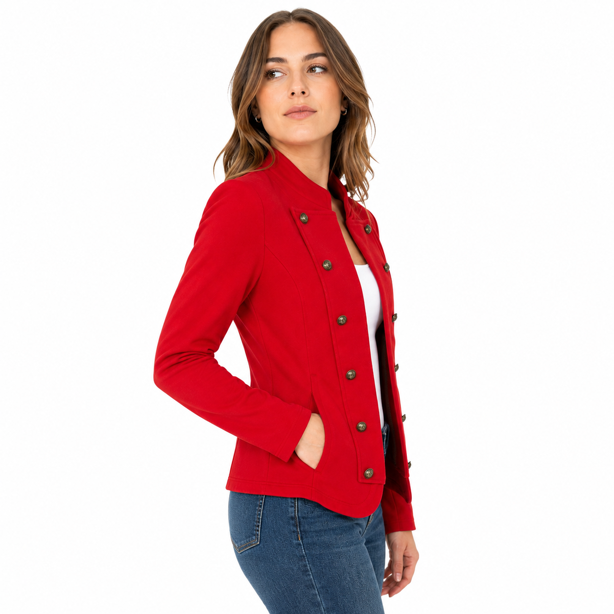 Tommy Hilfiger Women's Military Band Jacket
