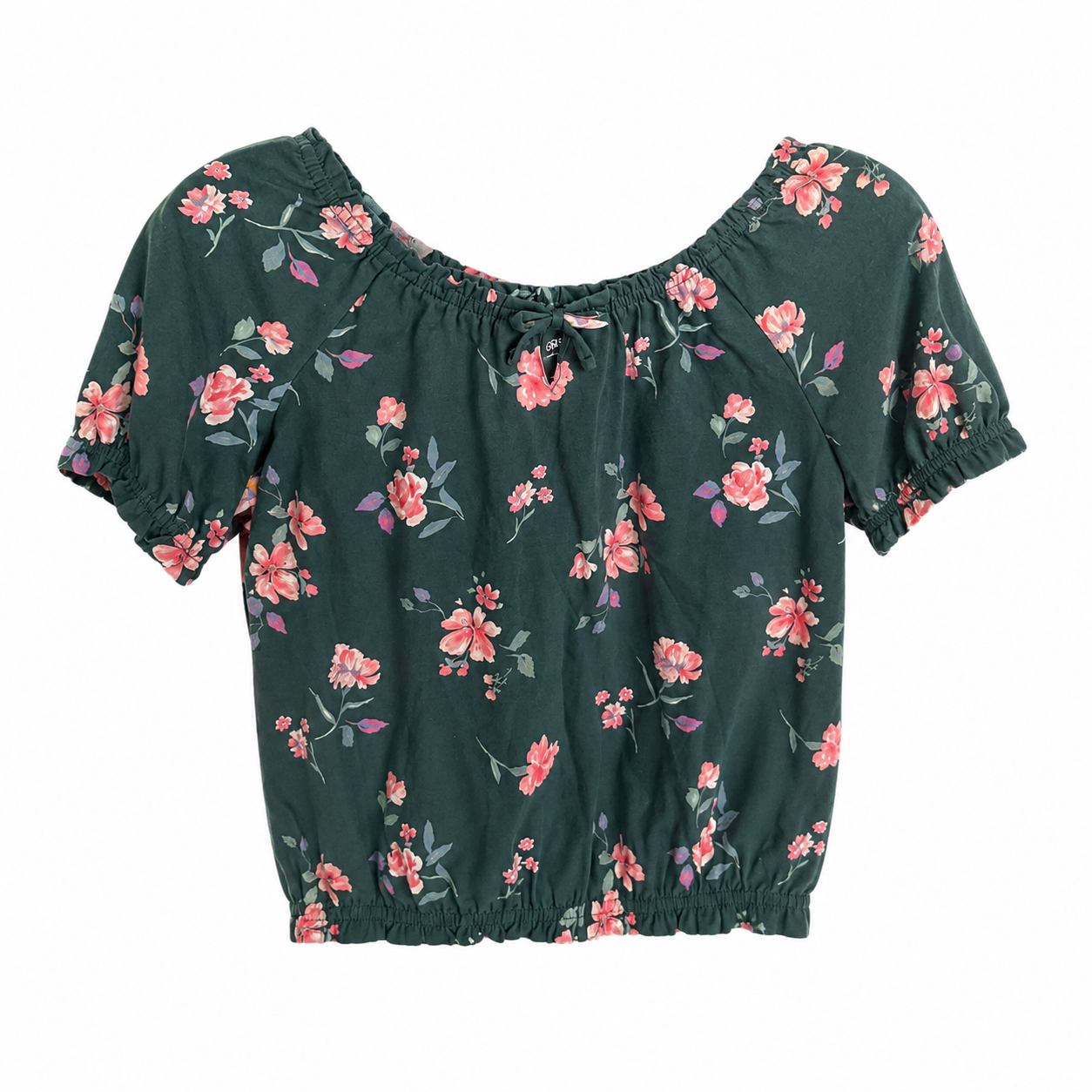 Oshkosh Kid Fall Floral Cinched Top