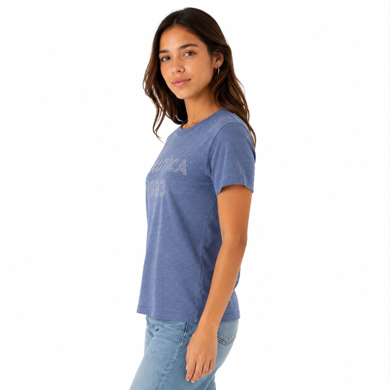 Nautica Rhinestone 1983 Graphic T-Shirt