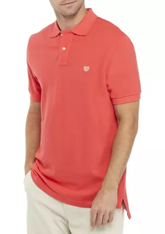 Chaps Short Sleeve Cotton Polo Shirt