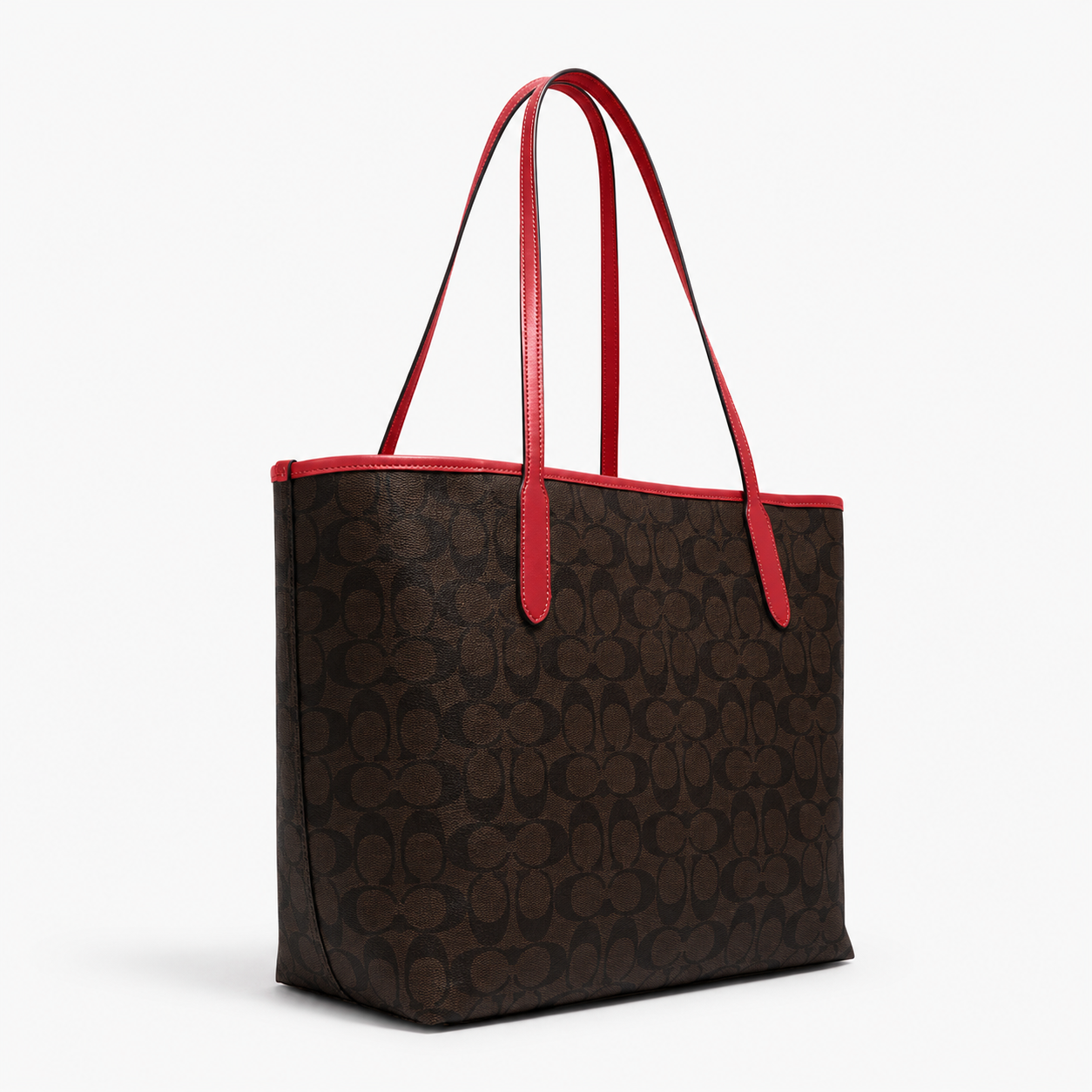 Coach City Tote in Signature Canvas Shoulder Bag