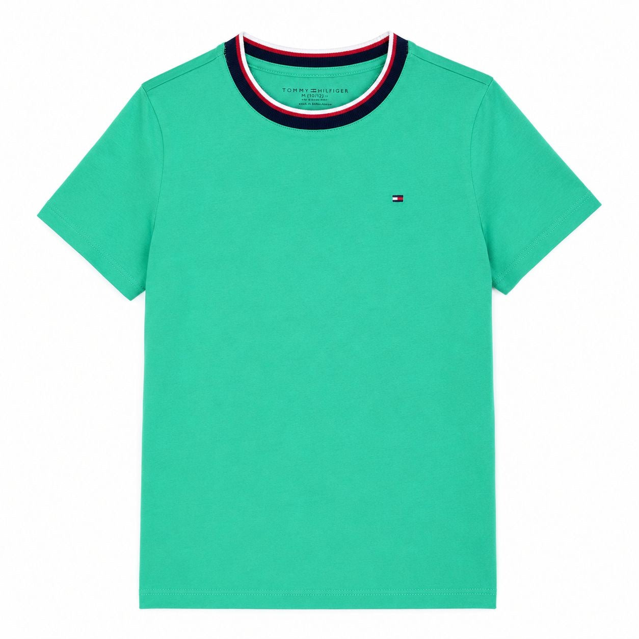 Tommy Hilfiger-Green short-sleeved t-shirt