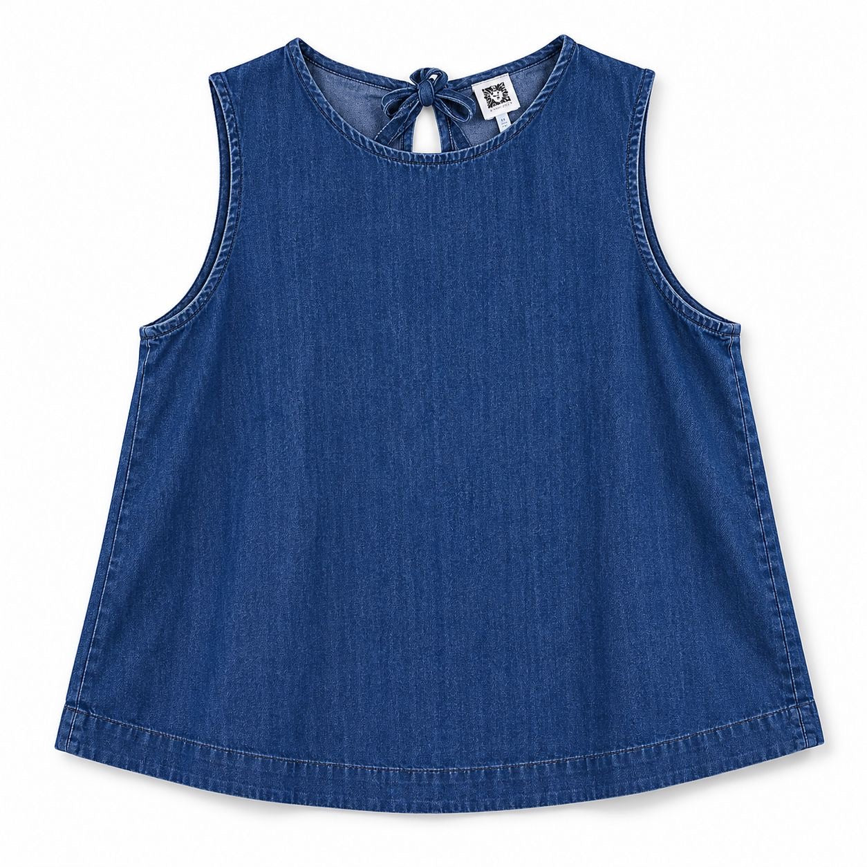 Anne Klein is a sleeveless denim blouse Women’s