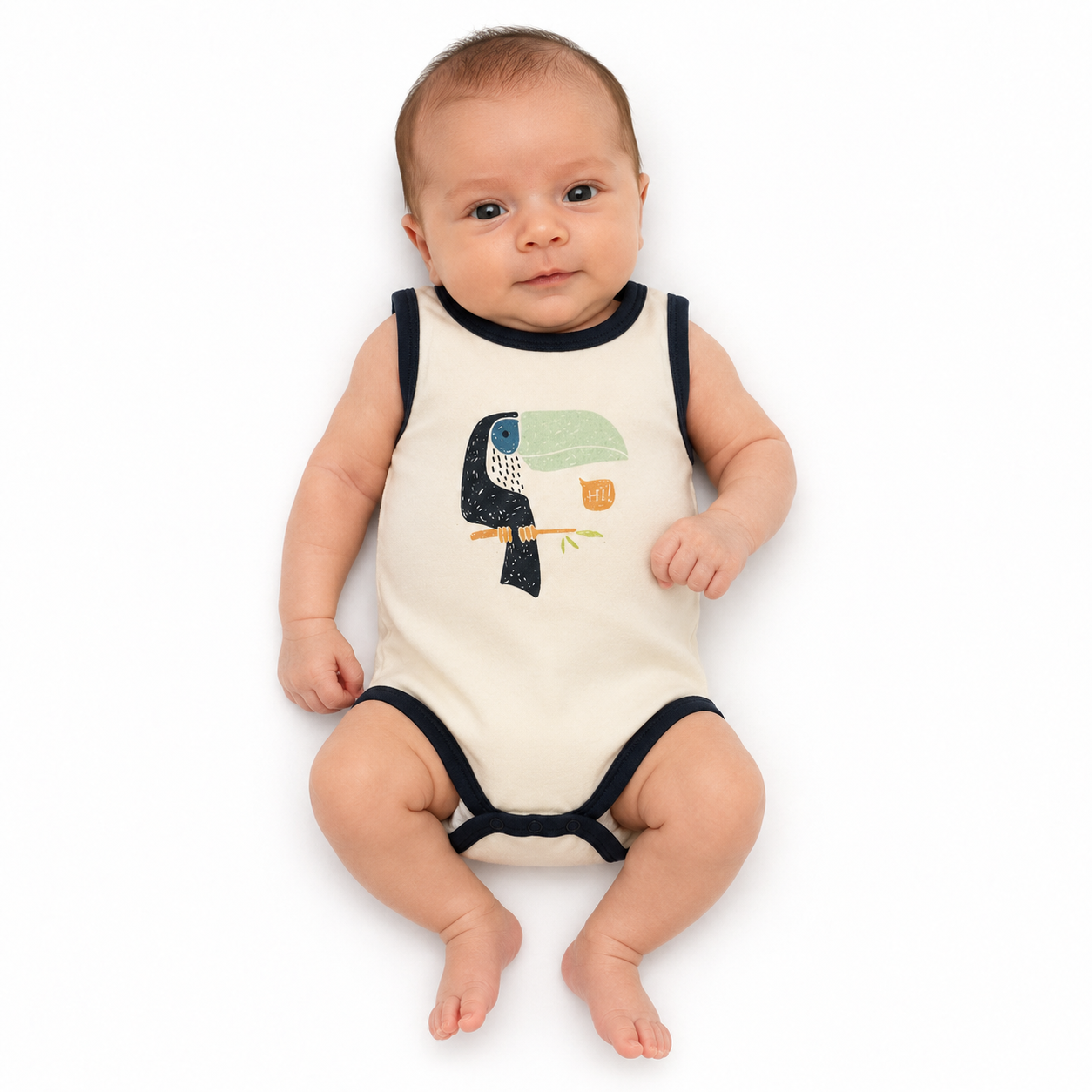 Chick Pea baby tank bodysuit