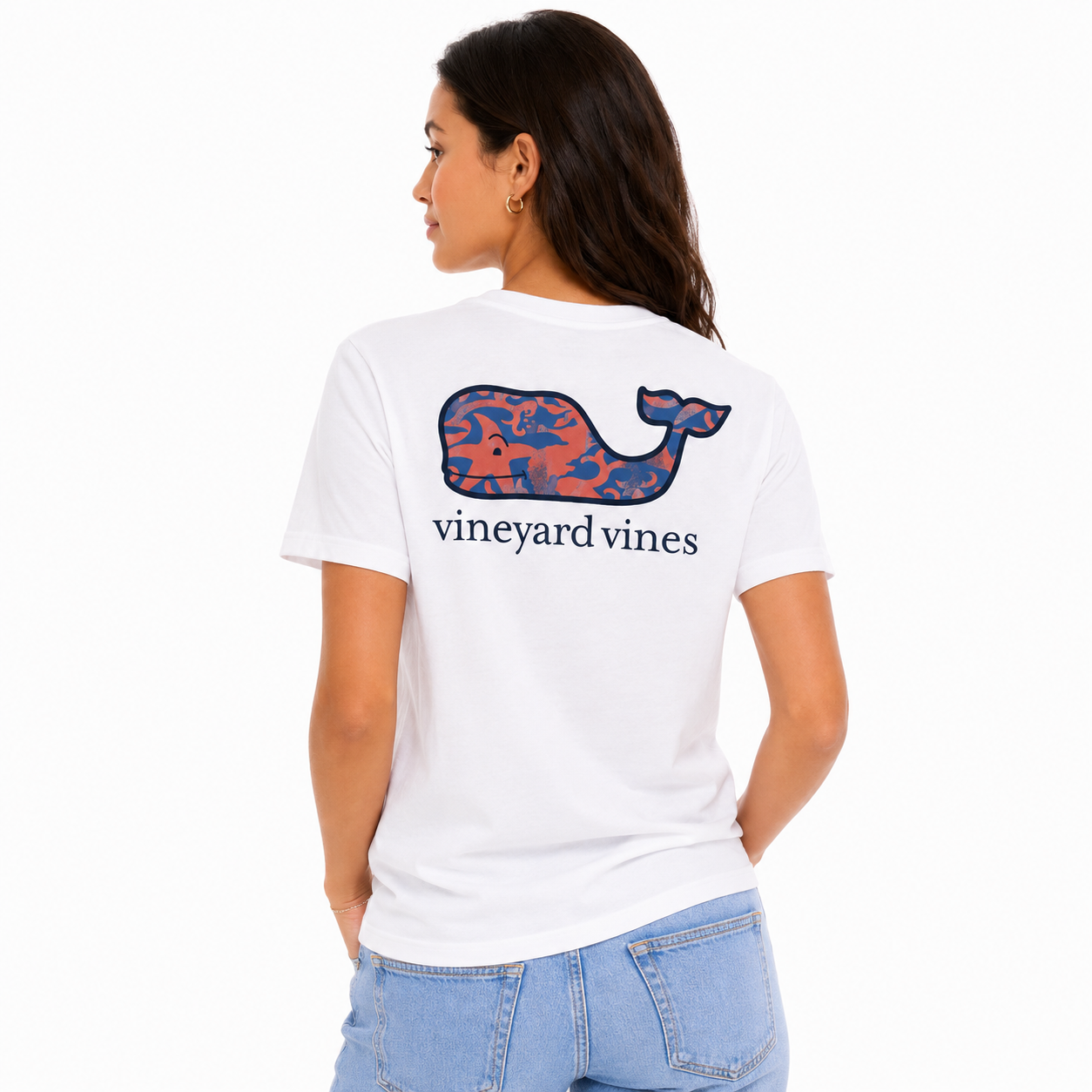Vineyard Vines Kids SS white Cap T-Shirt