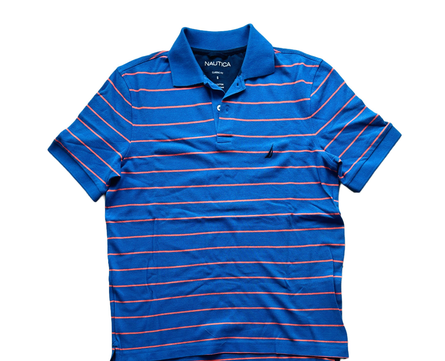 Nautica Mens’ Striped Polo