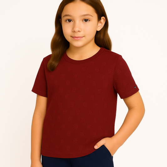 Tommy Hilfiger Printed Logo Girl T-Shirt