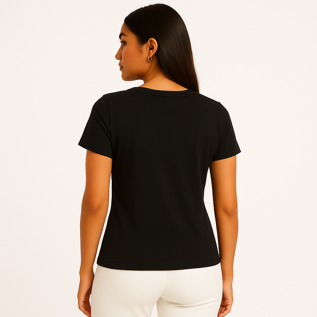 Calvin Klein Women’s Metallic Design T-Shirt