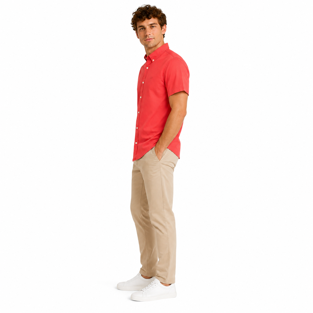 Tommy Hilfiger-Regular Fit Garment-Dyed Oxford Shirt
