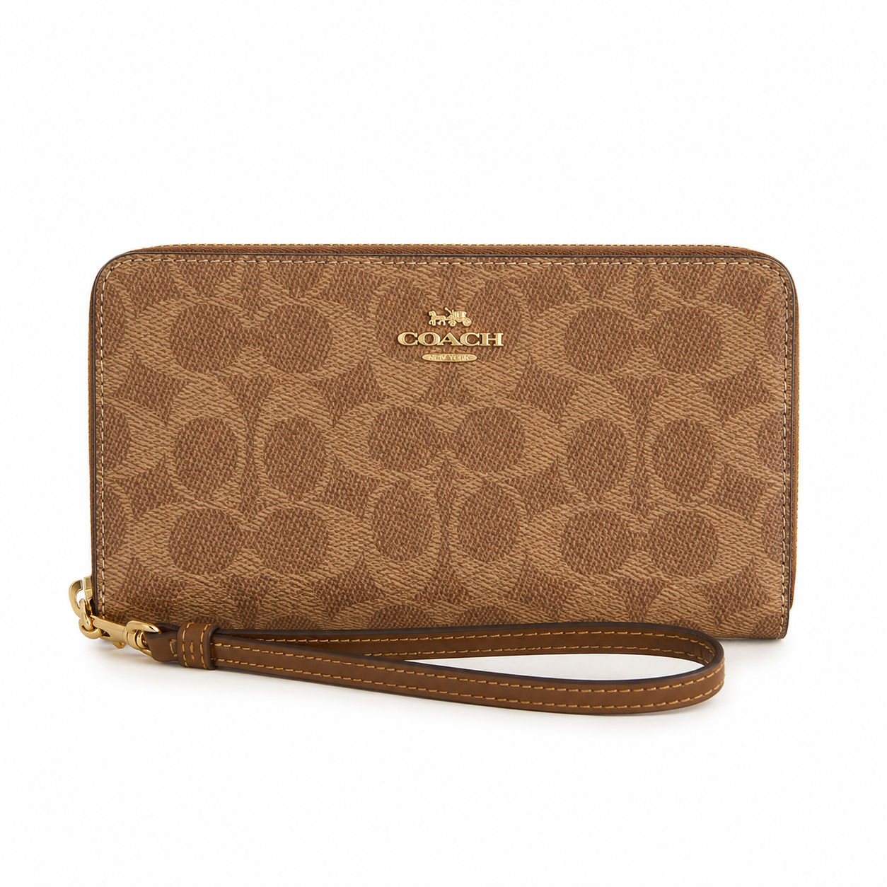 Coach Long Zip Around Wallet