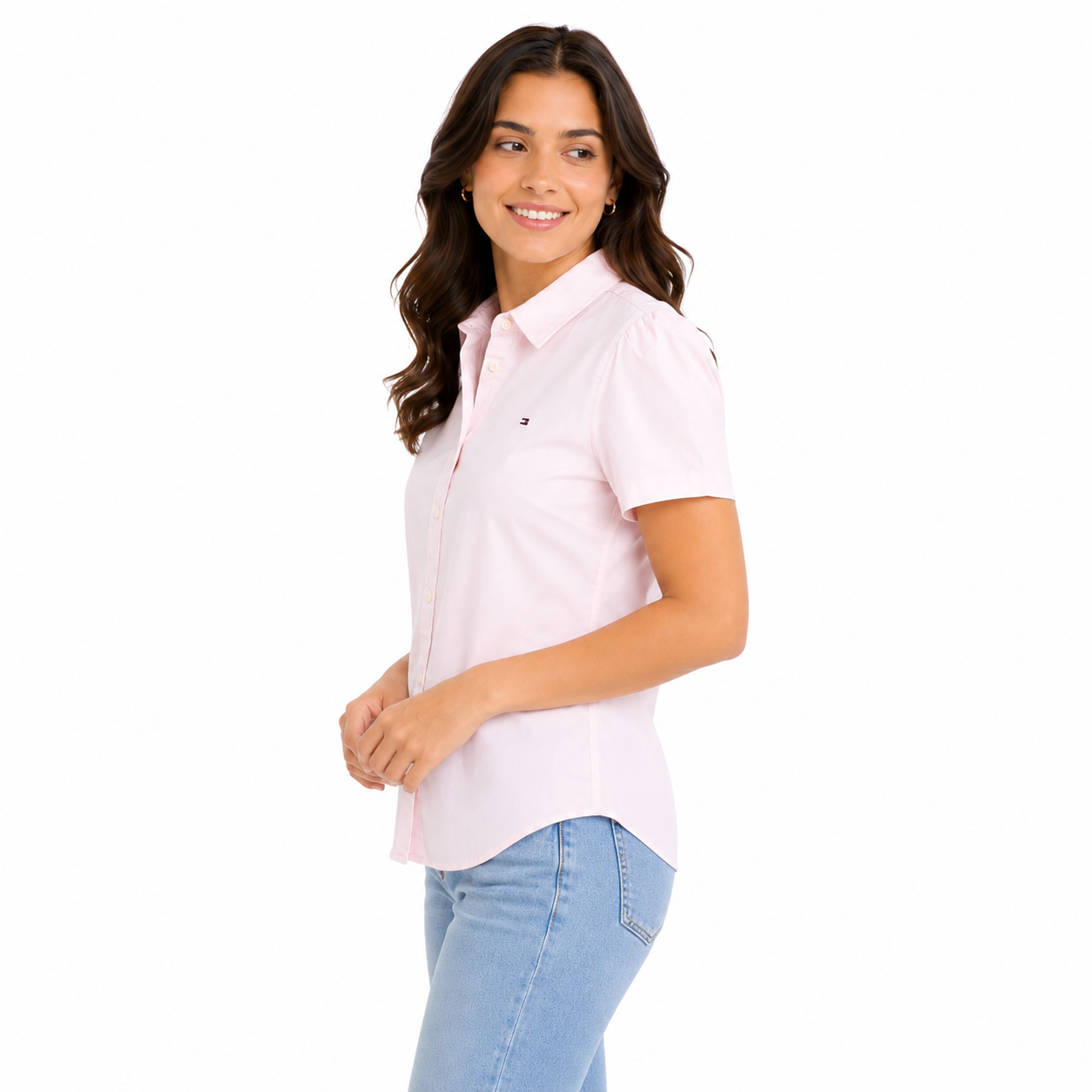 Tommy Hilfiger Short-Sleeve Oxford Shirt Women’s