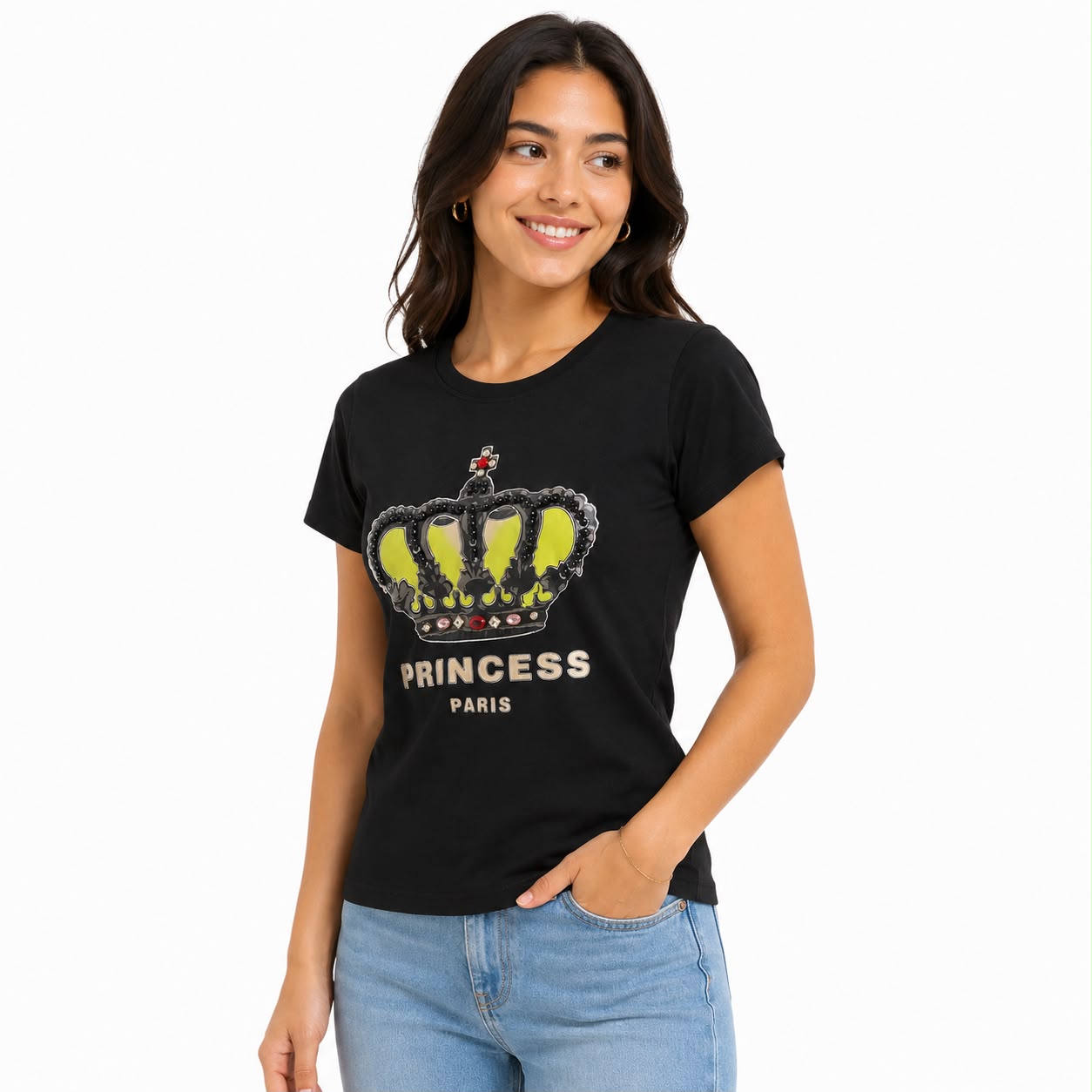 Vinizbena Queen T-Shirts for Women Soft Cotton T-Shirts