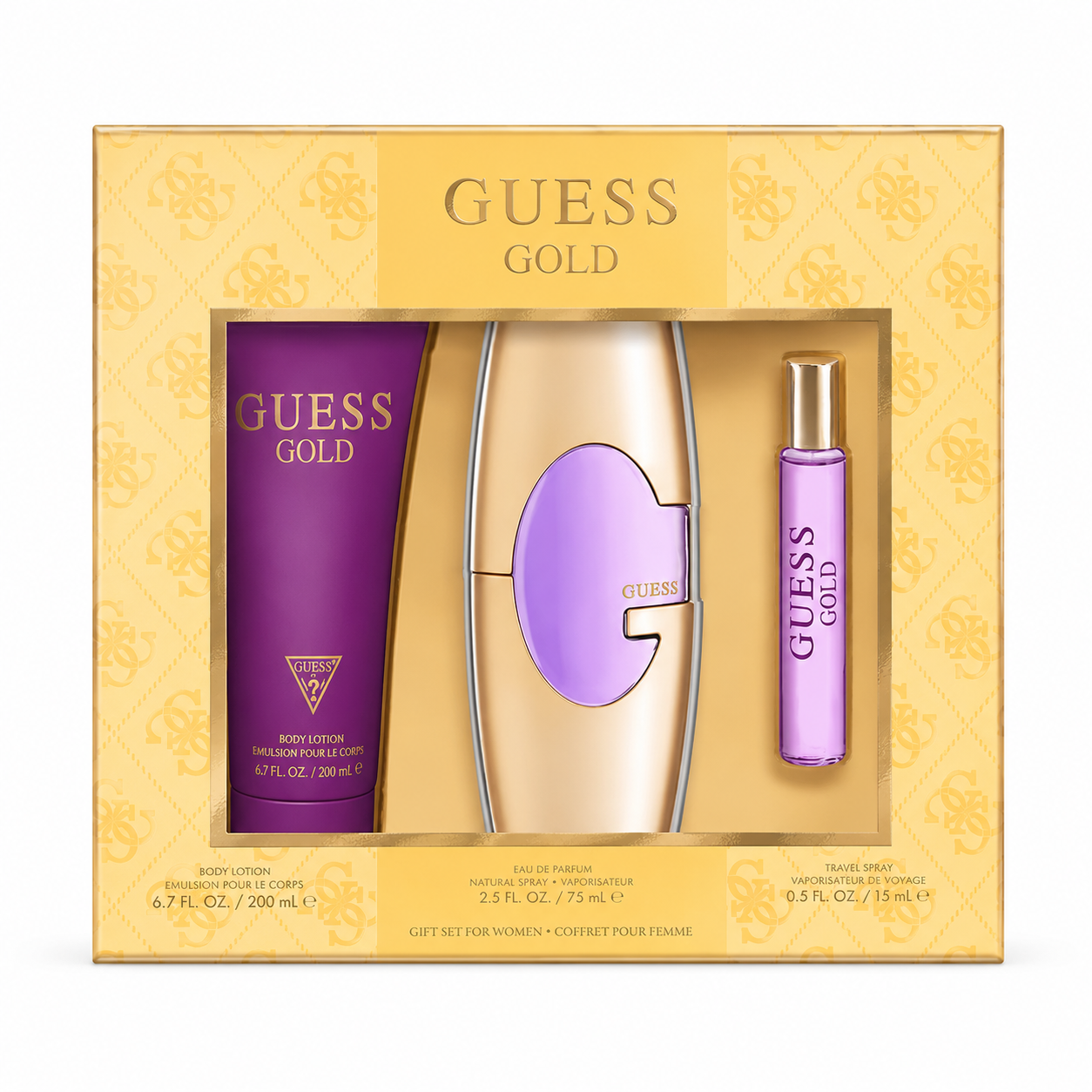 Guess Ladies Gold Gift Set