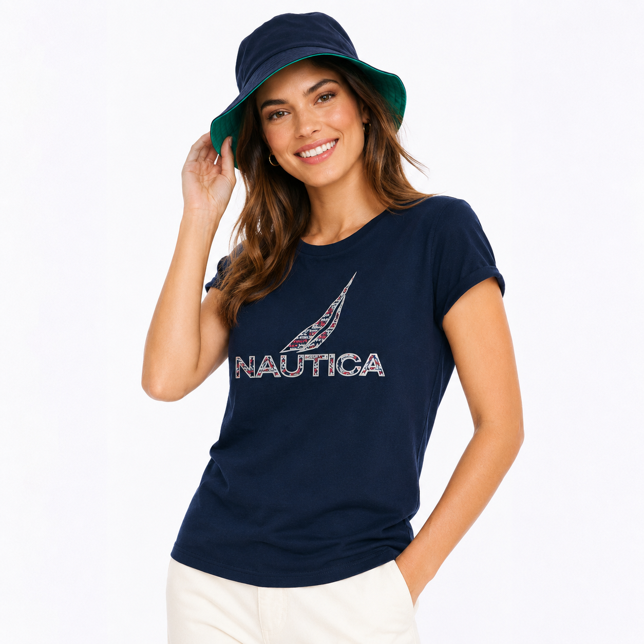 Nautica Jeans branded graphic tee