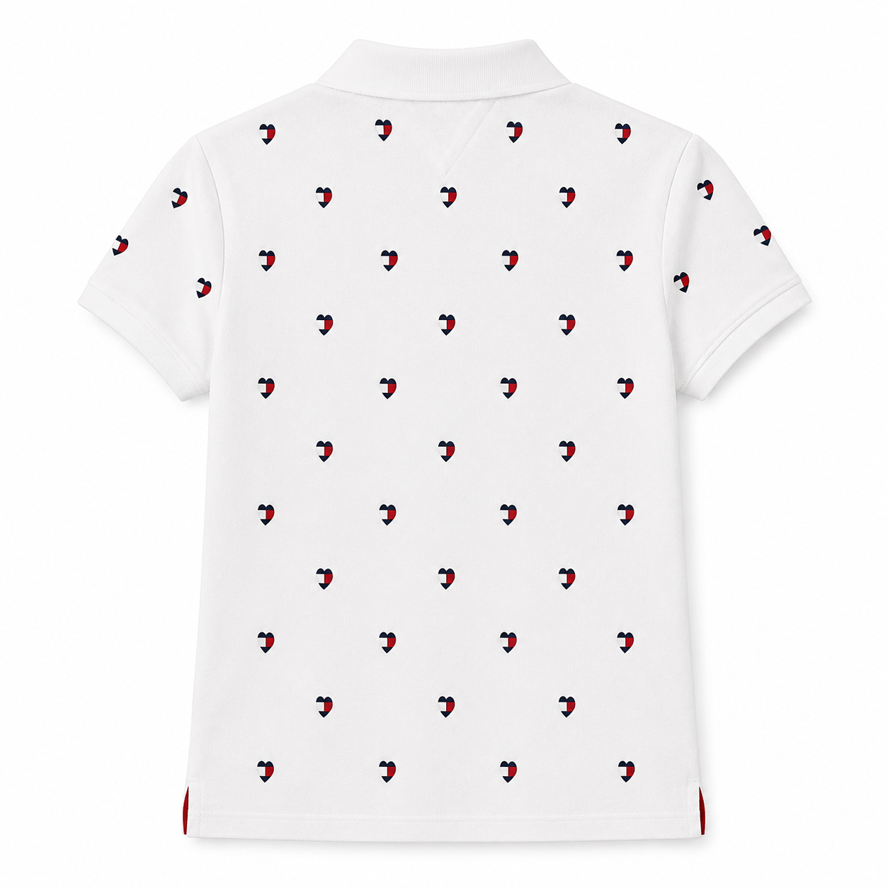 Tommy Hilfiger Girls' Heart-Print Polo