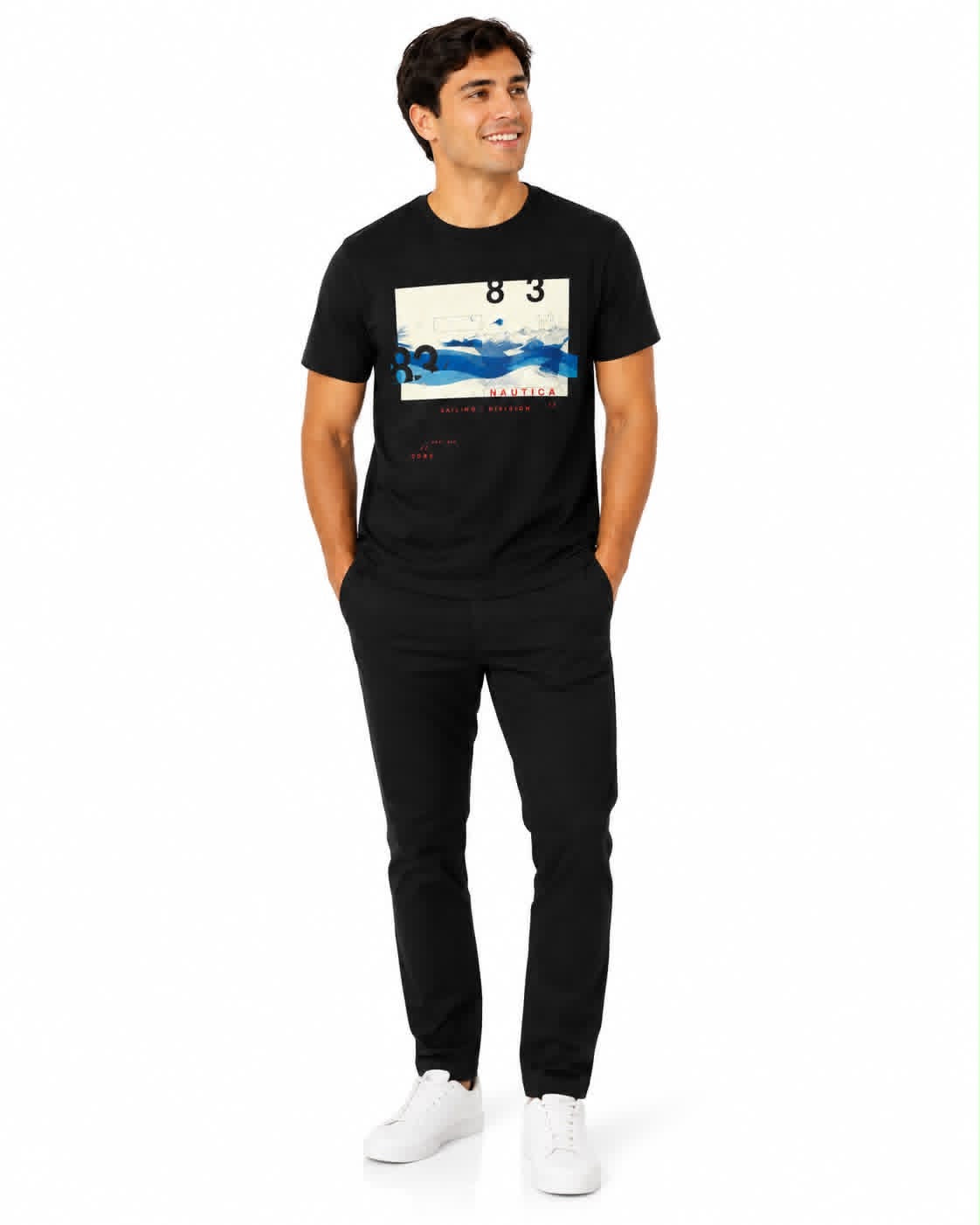 NAUTICA-Graphic t-shirt for men