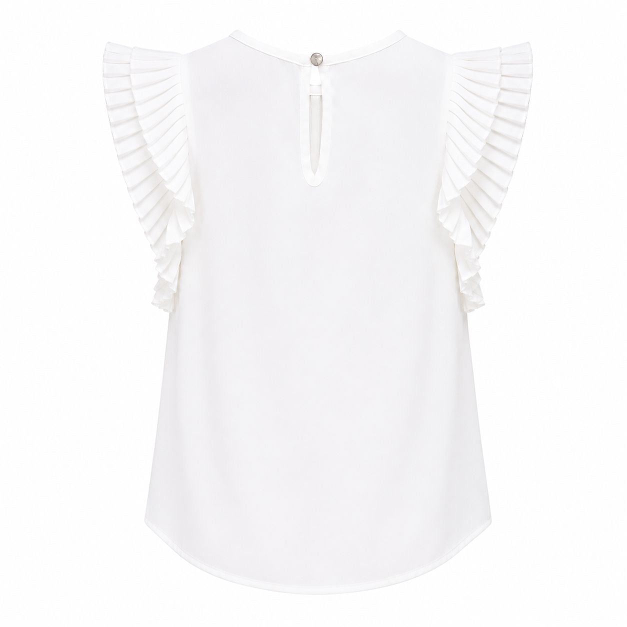 Blashe White blouse of the brand Biáshe has short sleeves