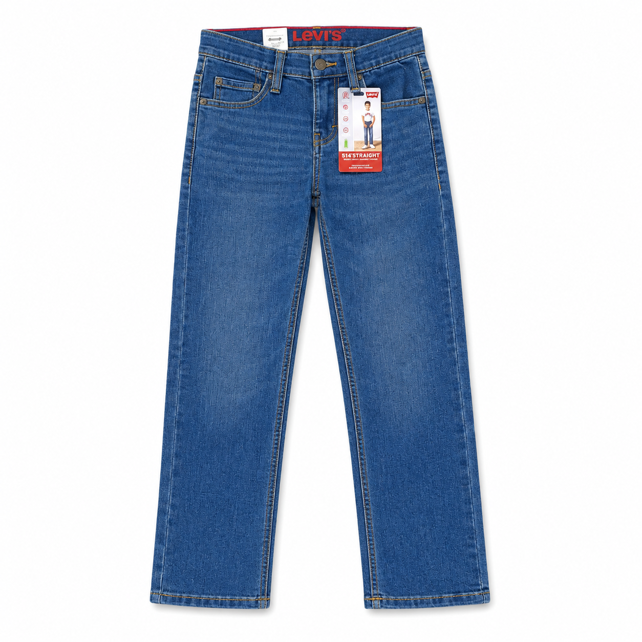 Levi's Boys 514 Regular Straight Leg Performance Denim Jeans
