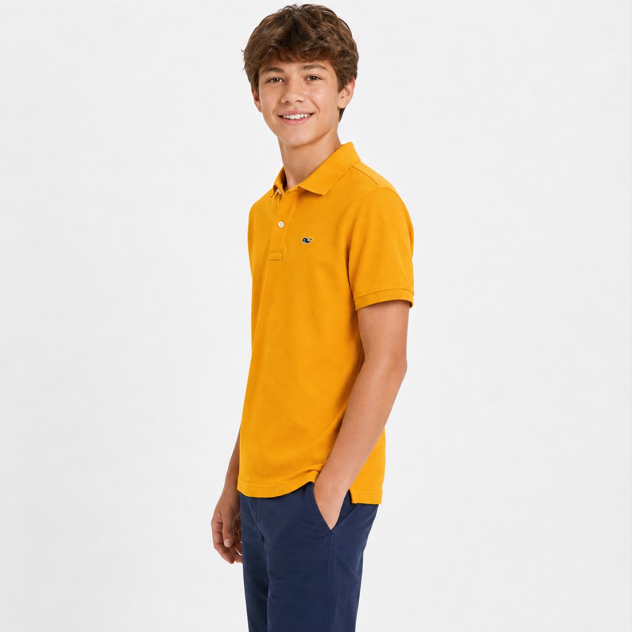 Vineyard vines Boys' Heritage Pique Polo