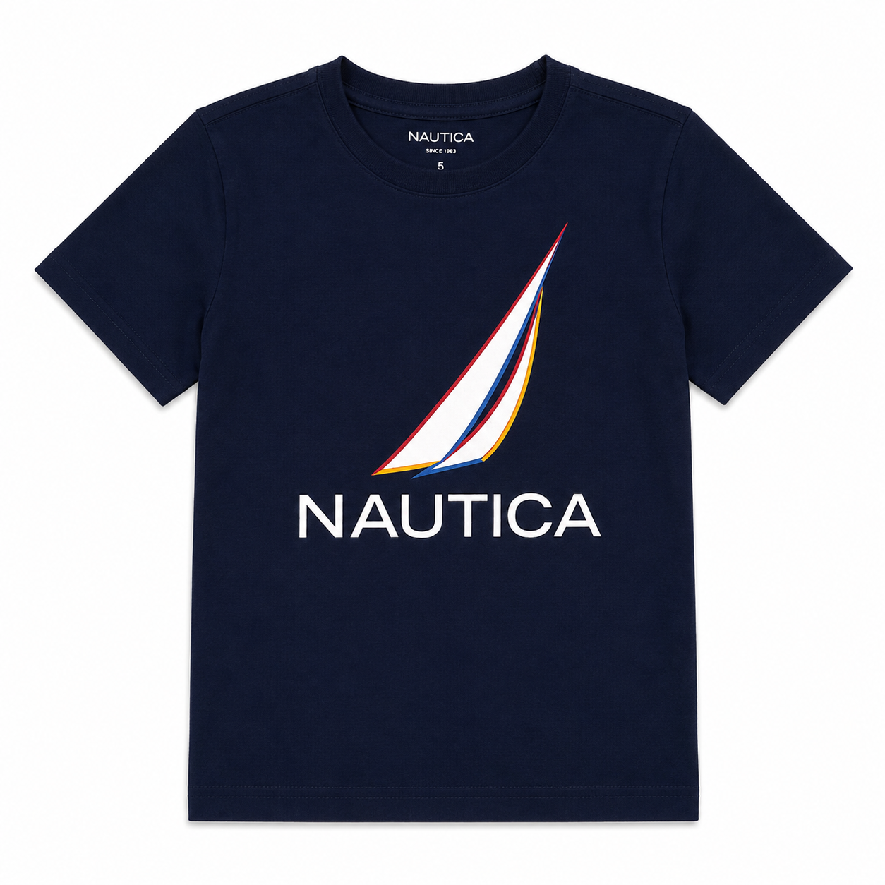Nautica brand children's t-shirt in navy blue