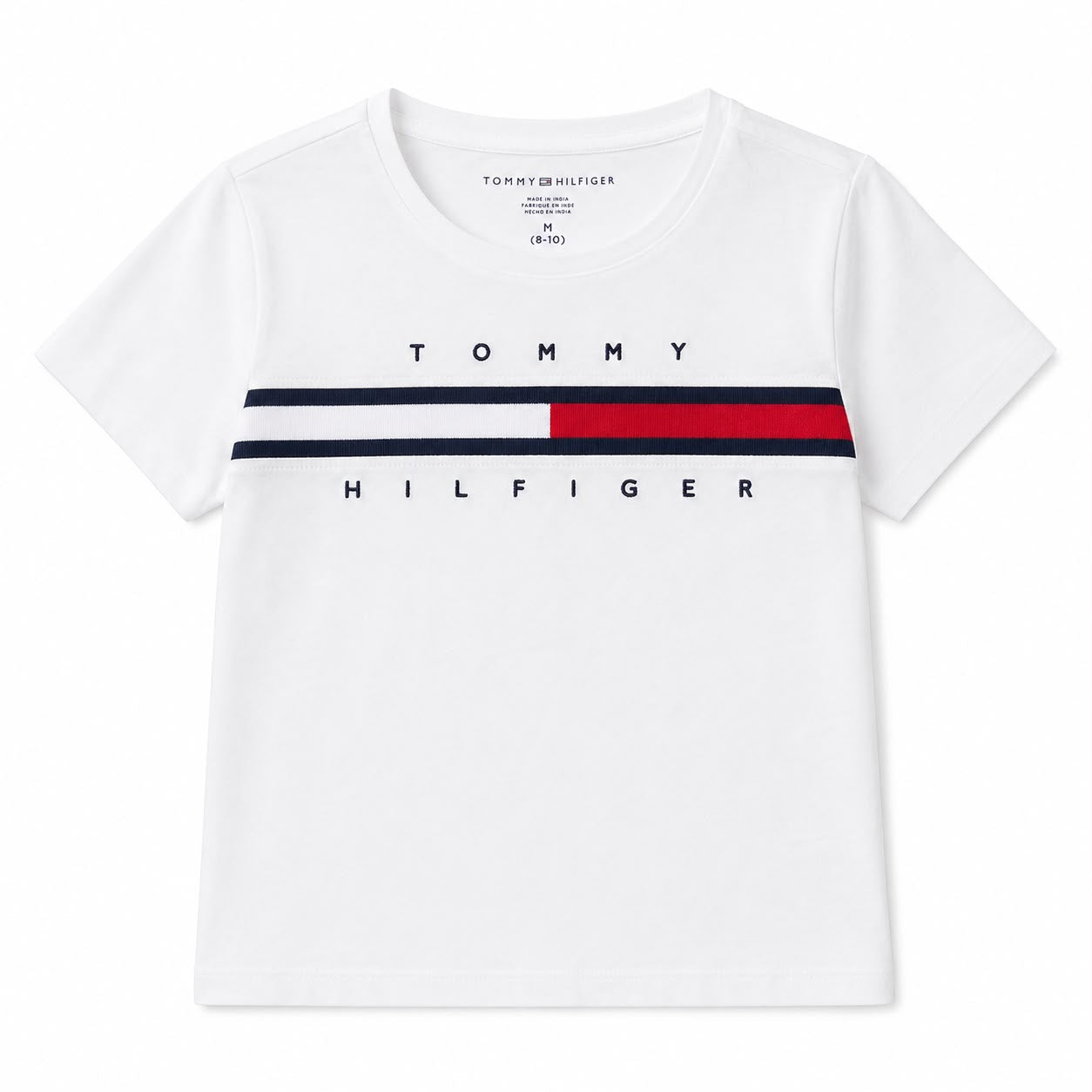 Tommy Hilfiger-Kids' Flag Stripe T-Shirt